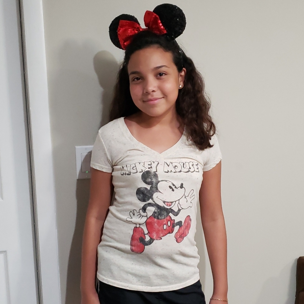 Mickey Mouse V Neck Shirt
